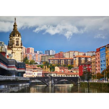 Lais Puzzle - Bunte Gebäude in einer Straße von Bilbao, Baskenland, Spanien - 1.000 Teile