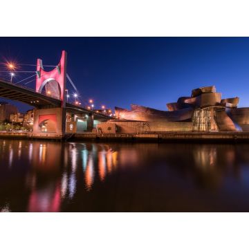 Lais Puzzle - Guggenheim-Museum in Bilbao nach Sonnenuntergang im November - 1.000 Teile