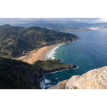 Lais Puzzle - Strand von Laga im Biosphärenreservat Urdaibai von einem nahe gelegenen Berg aus - 2.000 Teile