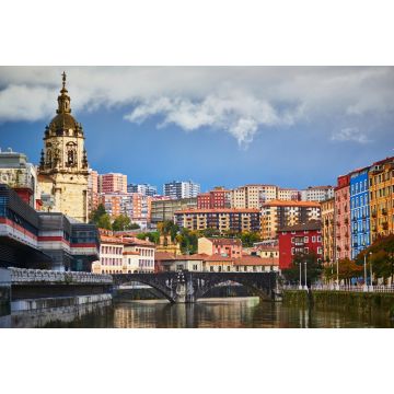 Lais Puzzle - Bunte Gebäude in einer Straße von Bilbao, Baskenland, Spanien - 2.000 Teile
