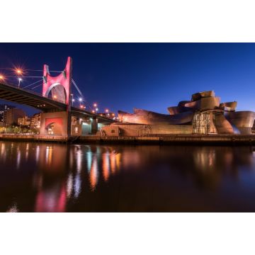 Lais Puzzle - Guggenheim-Museum in Bilbao nach Sonnenuntergang im November - 2.000 Teile