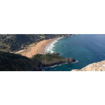 Lais Puzzle - Strand von Laga im Biosphärenreservat Urdaibai von einem nahe gelegenen Berg aus - 1.000 Teile