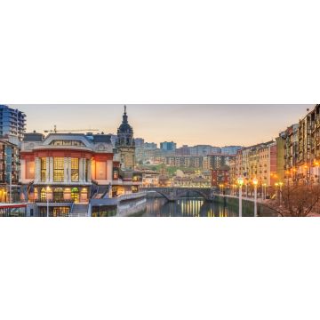 Lais Puzzle - Sonnenaufgang auf dem Ribera-Lebensmittelmarkt in Bilbao, Spanien - 1.000 Teile