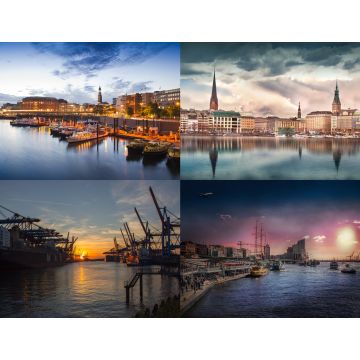 Lais Puzzle - Collage Hamburg - 1.000 Teile