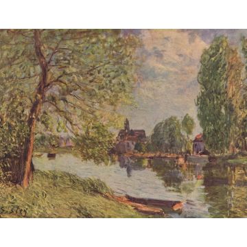 Lais Puzzle - Alfred Sisley - Flußlandschaft bei Moret-sur-Loing - 1.000 Teile
