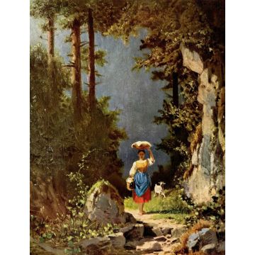 Lais Puzzle - Carl Spitzweg - Mädchen mit Ziege - 1.000 Teile