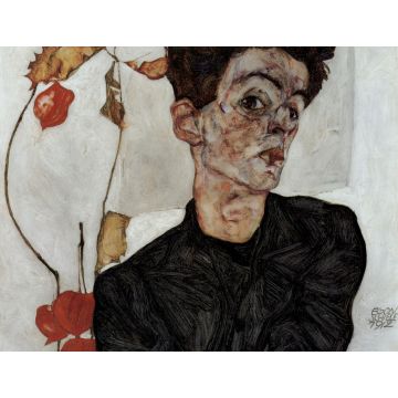 Lais Puzzle - Egon Schiele - Selbstporträt mit Lampionfrüchten - 1.000 Teile