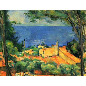 Lais Puzzle - Paul Cézanne - L'Estaque mit roten Dächern - 1.000 Teile