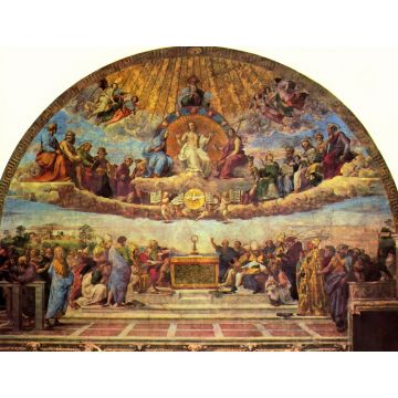 Lais Puzzle - Raffael - Stanza della Segnatura für Julius II., Verherrlichung (Disputa) des Hl. Altarssakraments - 1.000 Teile