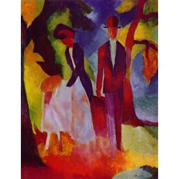 Lais Puzzle - August Macke - Leute am blauen See - 1.000 Teile