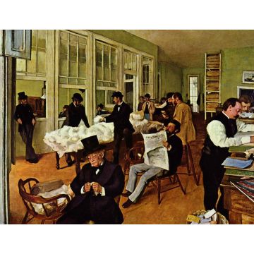 Lais Puzzle - Edgar Germain Hilaire Degas - Die Baumwollfaktorei - 1.000 Teile