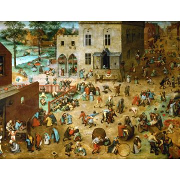 Lais Puzzle - Pieter Bruegel d. Ä. - Serie der sogenannten bilderbogenartigen Gemälde, Szene: Die Kinderspiele - 1.000 Teile