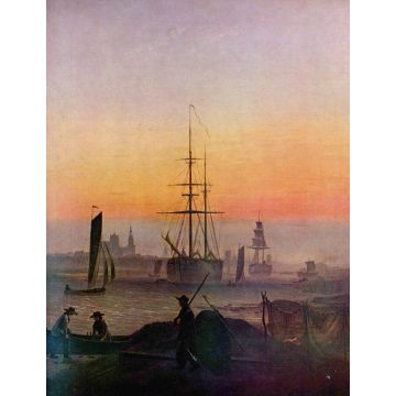 Lais Puzzle - Caspar David Friedrich - Schiffe im Hafen von Greifswald - 1.000 Teile