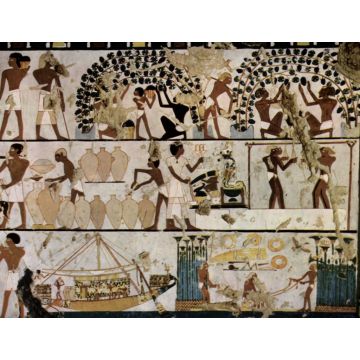 Lais Puzzle - Ägyptischer Maler um 1500 v. Chr. - Grabkammer eines Unbekannten, Szenen der Wandgestaltung - 1.000 Teile