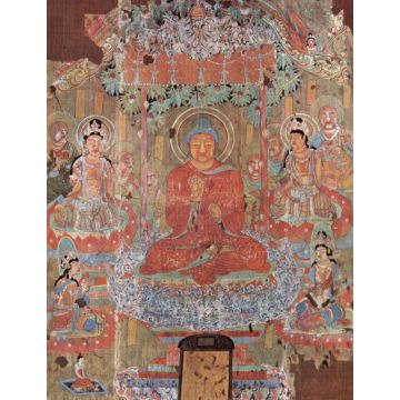 Lais Puzzle - Chinesischer Maler des 8. Jahrhunderts - Das Paradies des Buddha Amitabha - 1.000 Teile
