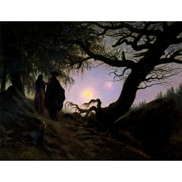 Lais Puzzle - Caspar David Friedrich - Mann und Frau den Mond betrachtend - 1.000 Teile