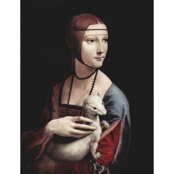 Lais Puzzle - Leonardo da Vinci - Porträt einer Dame mit Hermelin - 1.000 Teile