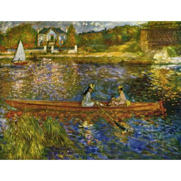 Lais Puzzle - Pierre-Auguste Renoir - Seine bei Asnères (Das Boot) - 1.000 Teile