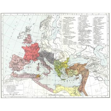 Lais Puzzle - Landkarte Historical Atlas - William R. Shepherd Römisches Reich um 395 - 1.000 Teile