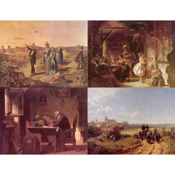 Lais Puzzle - Collage Carl Spitzweg II - 1.000 Teile
