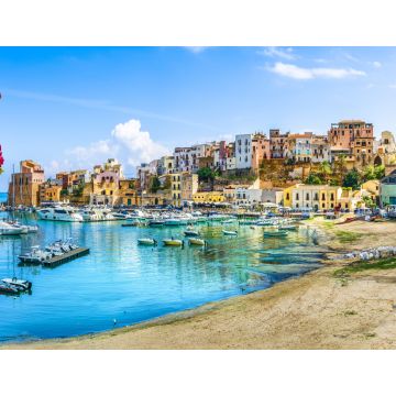 Lais Puzzle - Sizilianischer Hafen von Castellammare del Golfo, erstaunliches Küstendorf der Insel Sizilien, Provinz Trapani, Italien - 1.000 Teile