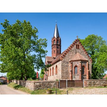 Lais Puzzle - Dorfkirche Altkünkendorf in der Uckermark, Brandenburg, Deutschland - 1.000 Teile