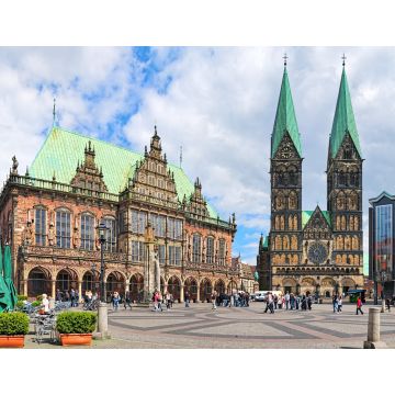 Lais Puzzle - Panoramablick auf den Bremer Marktplatz mit Rathaus und Bremer Dom, Deutschland - 1.000 Teile
