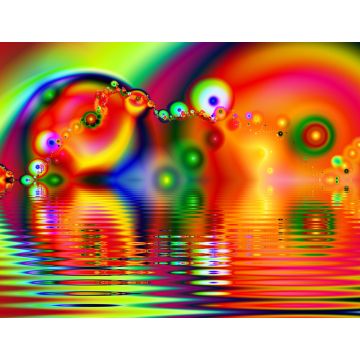 Lais Puzzle - Unmögliche, sehr schwierige, psychedelische Farben, Fraktal - 1.000 Teile