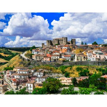Lais Puzzle - Schöne mittelalterliche Dörfer (Borgo) Italiens - malerische Melfi in der Basilikata - 1.000 Teile