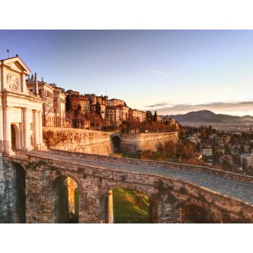 Lais Puzzle - Bergamo, Porta san Giacomo, alte Tür zur Oberstadt von Bergamo, Italien - 1.000 Teile