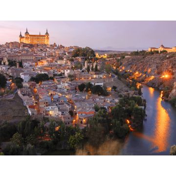 Lais Puzzle - Schöner Panoramablick von Toledo im Sonnenuntergang. Spanien, Kastilien-La Mancha - 1.000 Teile
