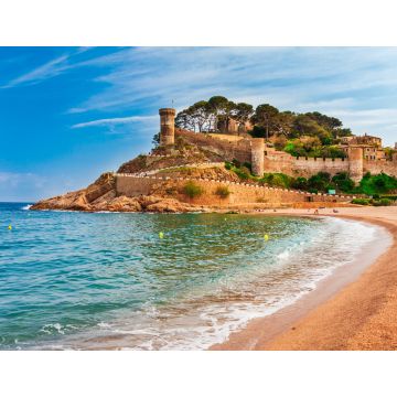 Lais Puzzle - Seelandschaft Badia Bucht in Tossa de Mar in Girona, Katalonien, Spanien. Alte mittelalterliche Burg mit schönem Sandstrand und klarem blauem Wasser - 1.000 Teile