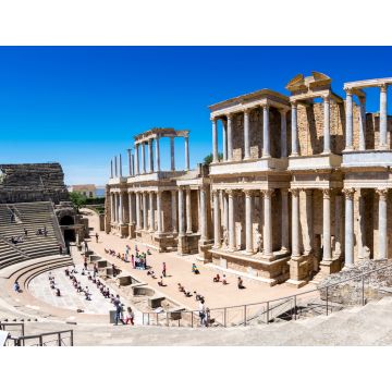 Lais Puzzle - Theater von Mérida, wurde vom Konsul Vipsanius Agrippa in der römischen Stadt Emerita Augusta, der Hauptstadt von Lusitania erbauen lassen, Extremadura - 1.000 Teile