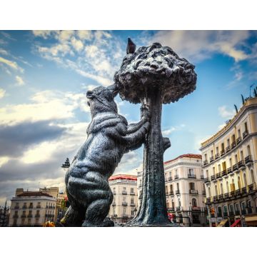 Lais Puzzle - Bären- und Erdbeerbaumstatue in Puerta del Sol in Madrid - 1.000 Teile