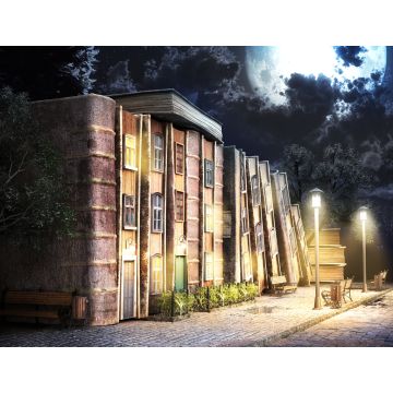 Lais Puzzle - Bücher als Straßenfassade, Fantasie - 1.000 Teile