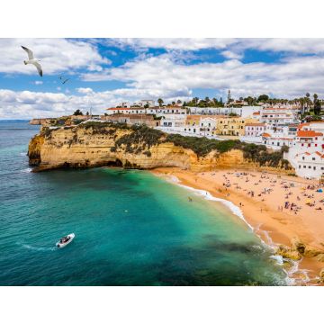 Lais Puzzle - Fischerdorf Carvoeiro mit schönem Strand, Algarve, Portugal - 1.000 Teile