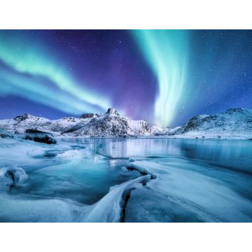 Lais Puzzle - Aurora borealis / Nordlicht auf den Lofoten, Norwegen - 1.000 Teile