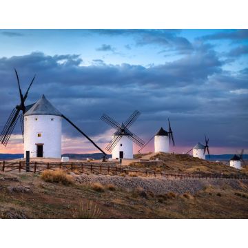 Lais Puzzle - Windmühlen von Consuegra im Sonnenuntergang, Castilla-La Mancha, Spanien - 1.000 Teile
