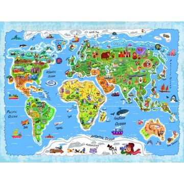 Lais Puzzle - Weltkarte in englisch - 1.000 Teile
