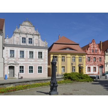 Lais Puzzle - Häuser am Markt, Luckau - 1.000 Teile