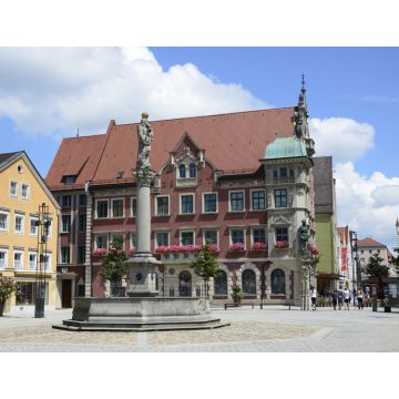 Lais Puzzle - Marienplatz mit Rathaus, Mindelheim - 1.000 Teile