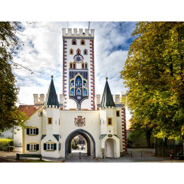Lais Puzzle - Landsberg am Lech - Bayertor, historic town gate. Bavaria, Germany. - 1.000 Teile