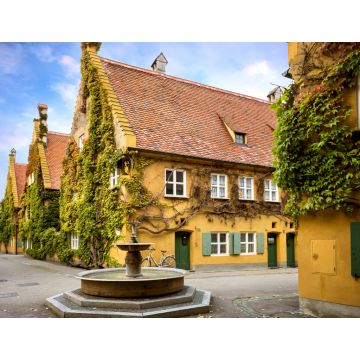 Lais Puzzle - Augsburg: Fuggerei - the world oldest social housing. Bavaria, Germany - 1.000 Teile