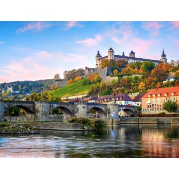Lais Puzzle - Wurzburg, Germany, Marienberg Fortress and the Old Main Bridge - 1.000 Teile