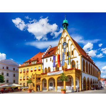 Lais Puzzle - Gotisches Altes Rathaus von Amberg in der Oberpfalz, Bayern - 1.000 Teile