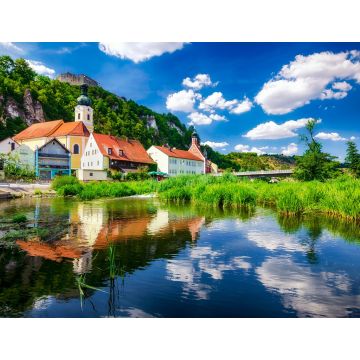 Lais Puzzle - Kallmünz im Naabtal bei Regensburg, Oberpfalz, Bayern, Deutschland - 1.000 Teile