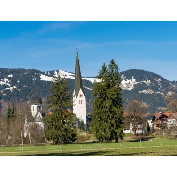 Lais Puzzle - Blick auf Fischen im Allgäu mit den Alpen im Hintergrund - 1.000 Teile
