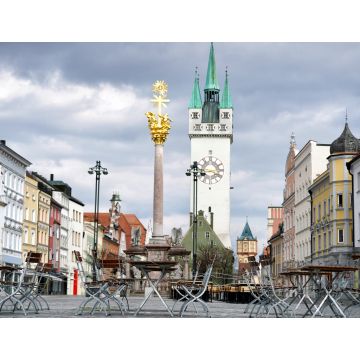 Lais Puzzle - Straubing ist eine niederbayerische Stadt mit einer gut erhaltenen Altstadt mit mittelalterlicher Architektur - 1.000 Teile