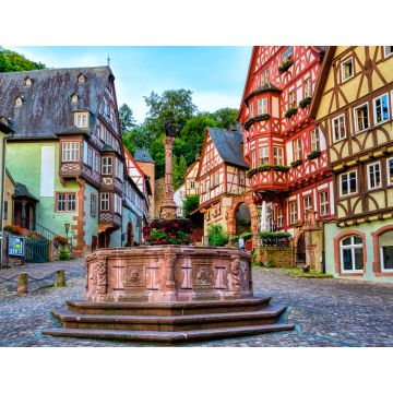 Lais Puzzle - Mittelalterliche Fachwerk-Altstadt von Miltenberg, Deutschland - 1.000 Teile