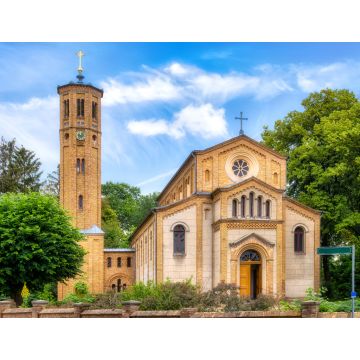 Lais Puzzle - Die historische Dorfkirche in Caputh-Schwielowsee in Brandenburg an der Havel, Deutschland - 1.000 Teile